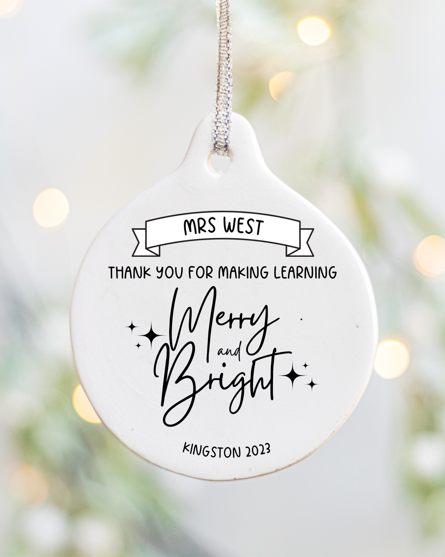 teacher ornament