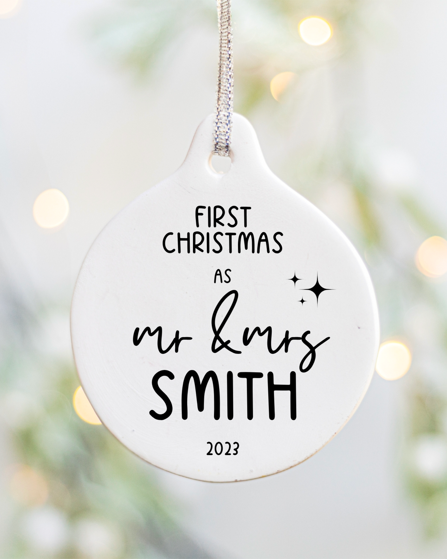 first christmas married