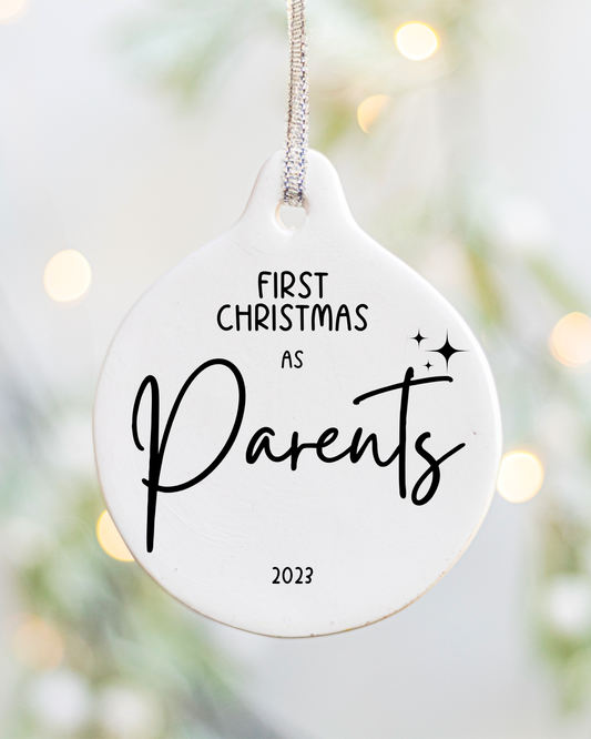 first christmas as parents