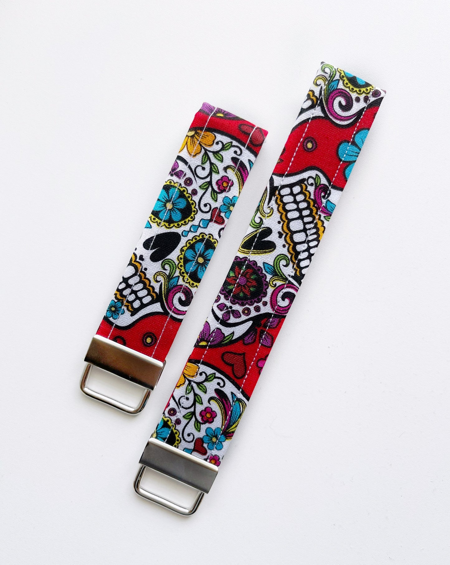 sugar skull wristlet